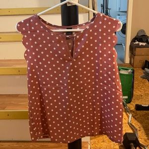 Pink lightweight blouse, never worn. Too small for me.
